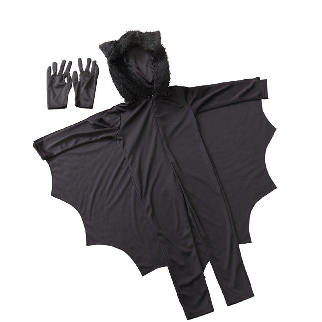 Children Bat Costume Halloween Animal Outfit Kids Stage Performance Wear Fun - Aimall