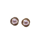 High Grade Elegant Pearl Earrings Fashion Jewelry Round Statement Earrings