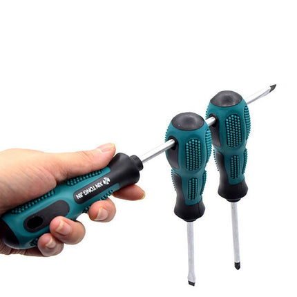 Screwdriver Set 9 Piece with storage bag CRV magnetic tips Phillips Flat blade - Aimall