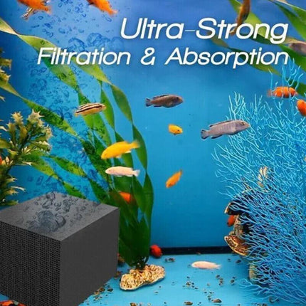Eco-Aquarium Carbon Filter For Fish Tank Water Purifier Cube Aquarium Cleaner - Aimall