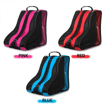 Rollerblading Ice Skate Carry Bag Adjustable Shoulder Strap for Children Adults - Aimall