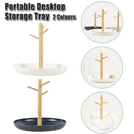 Branch Tray Desktop Storage Organizer Key Holder Rack for Living Room Entryway