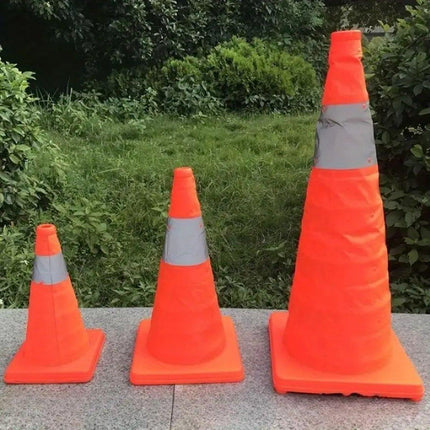 Folding Reflective Traffic Barrier Cone for Road Emergency and Expansion Control