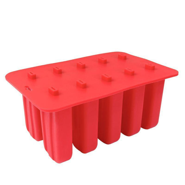 Silicone Ice Mould Cream Block Molds icy Pole Jelly Pop Popsicle Maker 10 Frozen - Aimall
