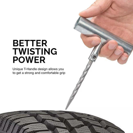 68PCS Tyre Puncture Repair Recovery Kit Heavy Duty 4WD Offroad Plugs Tubeless