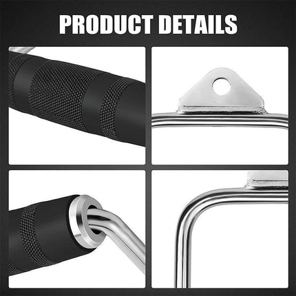 Cable Pulley Attachment Tricep Rope V Grip LAT Pull Down Gym Accessory - Aimall