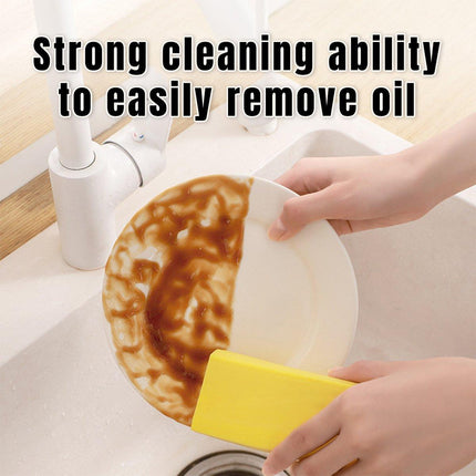 8pcs Dishwashing Sponge Kitchen Cleaning Brush Scrub Sponge Scouring Pad Set