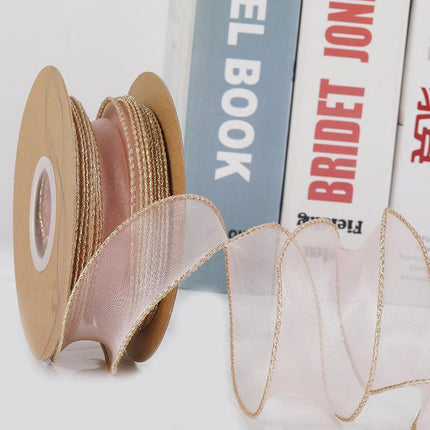 10PCS Organza Yarn Trim Ribbon Tulle Mesh Gift Cake Packaging Craft DIY Handmade Aimall