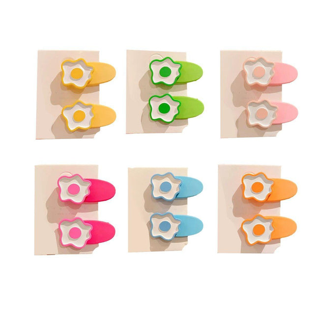 Flower Hairpin Floral Baby Barrette Kids Hair Snap Children Hair Clip Accessory - Aimall