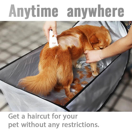 Pet Grooming Shearing Bib for Large Small Dogs Cats Pets 5 Colors Optional - Aimall