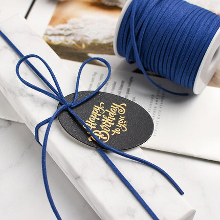 Leather Suede Rope Drawstring Diy Braided Rope Gift Box Packaging Belt