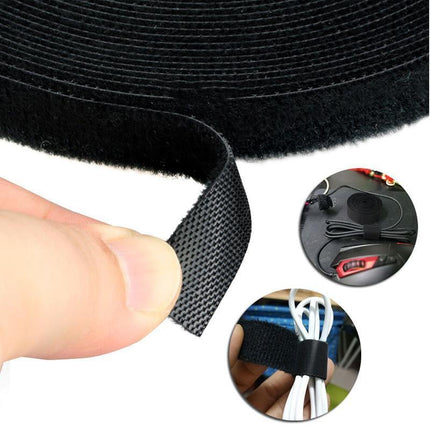 10/20/50M Hook&Loop Heavy Duty Strap Reusable Cable Ties Grip TV Tidy Organizer - Aimall