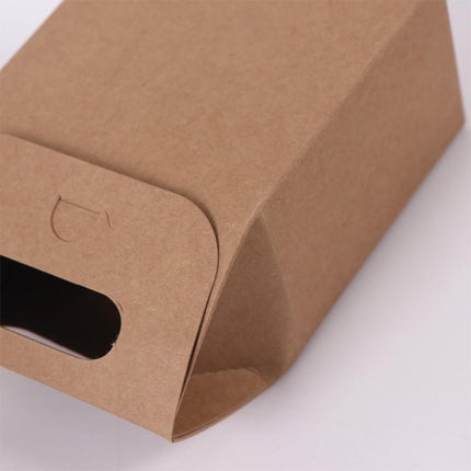 100PCS Christmas Gift Packing Paper Bag Candy Cookie Treat Box Kraft Party Bag - Aimall