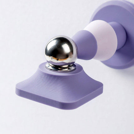 Silicone Silent Door Stopper with Suction Base and Secure Hold Catch Design