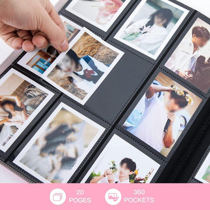 Large Capacity 3Inch Photo Album 360 Pockets Game Card Holder Collection Book