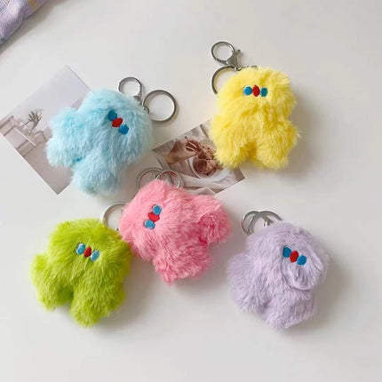 Animal Bag Pendant Plush Key Ring Plush Stupid Keychain Keyring Plush Toys Gifts - Aimall
