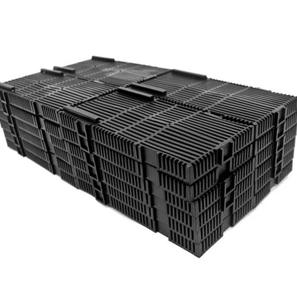 Aquarium Undergravel Filtration System 16pcs Set Underwater Fish Tank Filter Kit