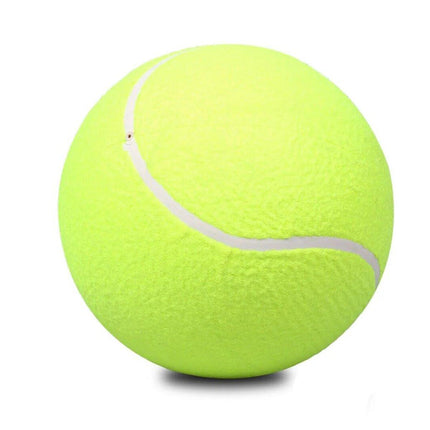 Inflatable Tennis Ball Pet Toy for Dogs Training Interactive Play Fetch Fun