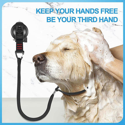 Dog and Cat Grooming Bath Holder Pet Clipper Blow-Dry Leash Table Sling Set