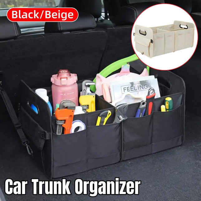 Car Organiser Boot Storage Box Foldable Trunk Organizer for Vehicle Storage