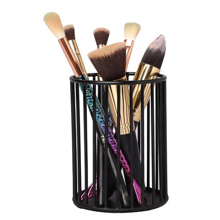 2PCS Metal Pen Holder Desktop Organizer Multifunctional Storage Bucket Office