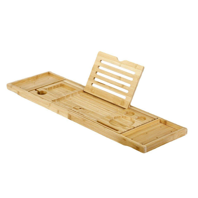 Eco-Friendly Bamboo Bathtub Rack for Enhanced Bath Experience