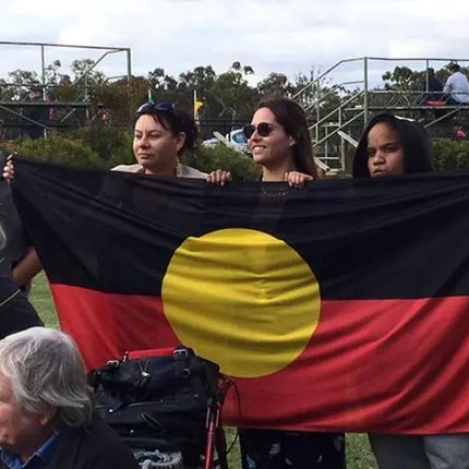90*150CM Aboriginal Flag Australia Day Flag 90x150cm Indigenous Flag - Aimall