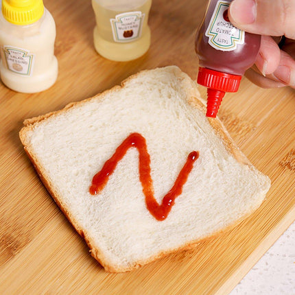 4pcs Mini Portable Sauce Box Condiment Dispensers for Picnic and Outdoor Use