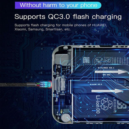 Red+Black Baseus 60W 100W USB C to Type C Charger Cable PD Fast Charge For Samsung - Aimall