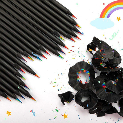 Rainbow Colour Pencils Multicolour Gradient Drawing Pencils for Students