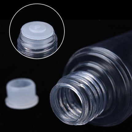 8 Pcs Travel Size Bottle Container Liquid Toiletry Leak-Proof Clear Bottles Set - Aimall