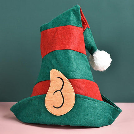 Christmas Holiday Santa Hat Red White Printed Festive Xmas Party Wear Gift