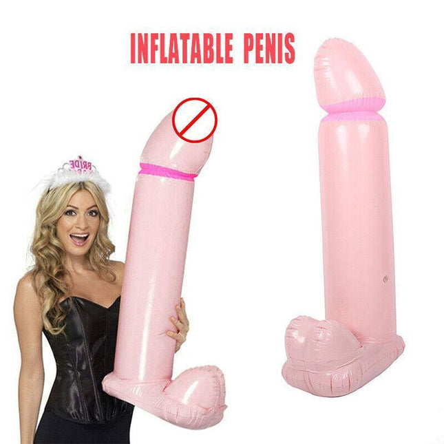 Massive 90Cm Inflatable Dick Willy Blow Up Hens Night Game Stag Party Au - Aimall