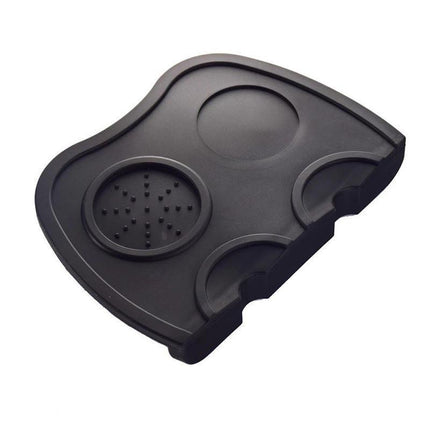 Double Slot Coffee Tamper Silicone Mat Tamping Holder Pad Corner Dropped Tools - Aimall