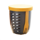 Portable Drainable Fruit Cup Plastic Sealed Cup for Snacks and Travel Use