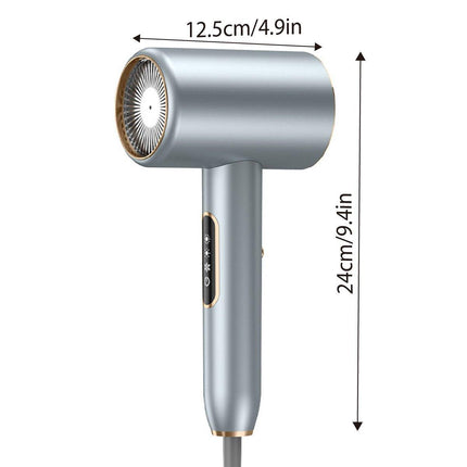 Hair Dryer Lightweight Blue Ray Quiet Hair Care Dryer 2400W High Speed No-Burn