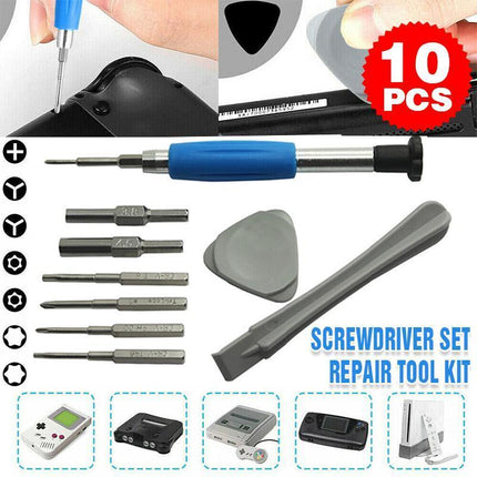 Screwdriver Set Repair Tool Kit For Nintendo Switch NES N64 Joy-con Wii Triwing - Aimall