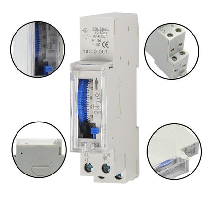 SUL180A Mechanical 24 Hours Timer Switch Electrical Control Power Timing Switch