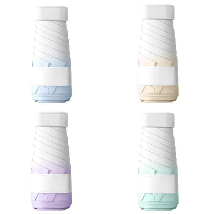 Mini Pocket Umbrella Anti-UV Sun/Rain Windproof 6 Folding Ultra Light Umbrella