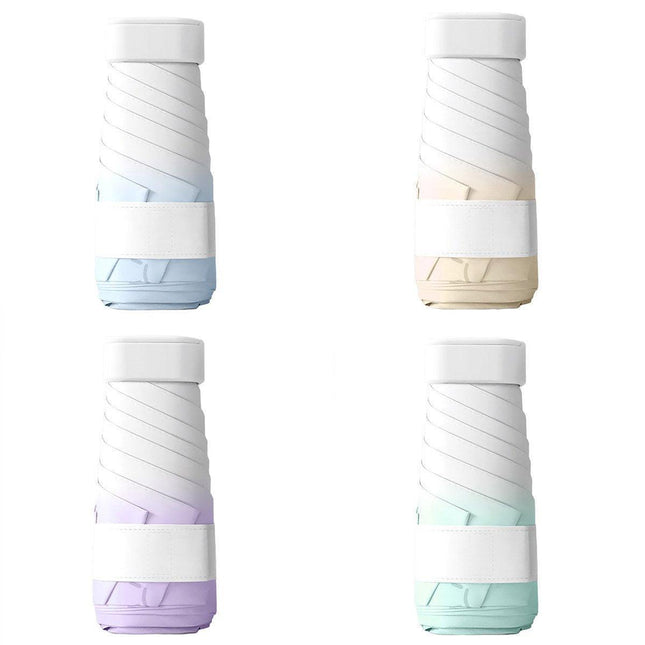 Mini Pocket Umbrella Anti-UV Sun/Rain Windproof 6 Folding Ultra Light Umbrella