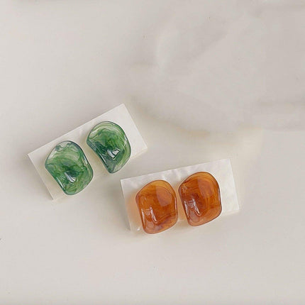 Square Earrings Fashion Jewelry for Women and Girls Modern Geometric Design