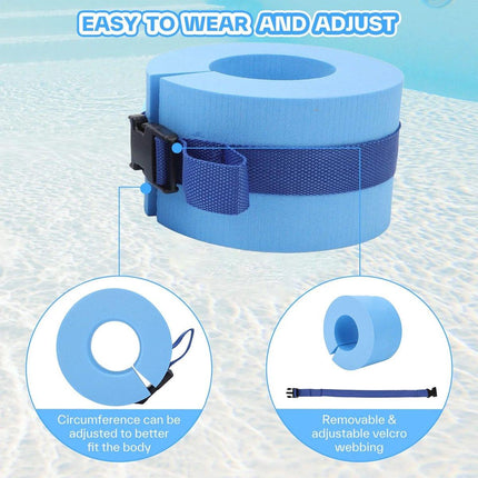 2pcs Swimming Gear Arm Floats Big Buoyancy Water Sports Tie Legs and Feet Rings