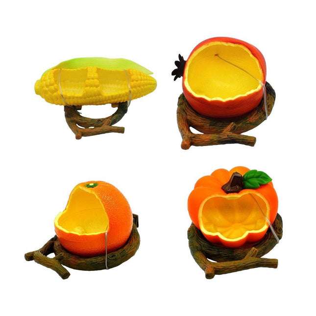 Parrot Feeding Bowl Fruit Shaped Water Food Container Dish Cage Bird Feeder Cup - Aimall