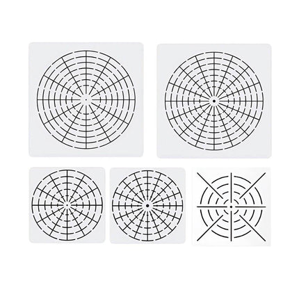 30PCS Mandala Stencil Set DIY Hand-painted Art Templates Craft Supplies Kit
