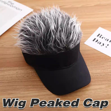 Trendy Hip Hop Wig Cap Stylish Duck Bill Cap for Hipster Fashion Accessories