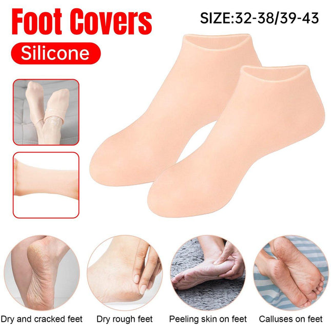 Silicone Protective Moisturizing Foot Cover Crack Resistant Softening Foot Cover