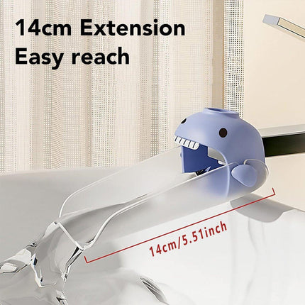 2PCS Cartoon Animal Faucet Extender Bathroom Sink Tap Water Splash Guard Device