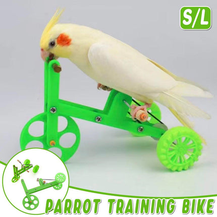 Parrot Bicycle Training Interactive Toy for Birds Chew Play Exercise and Fun