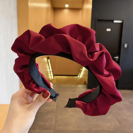 Casual Women Soft Hairband Wide Side Headband Hair Hoop Fashion Accessories - Aimall