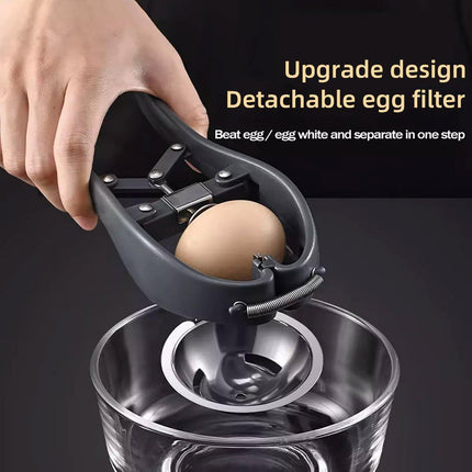 Quick Egg Opener Whisk Baking Kitchen Gadget Tool for Easy Cooking and Meal Prep